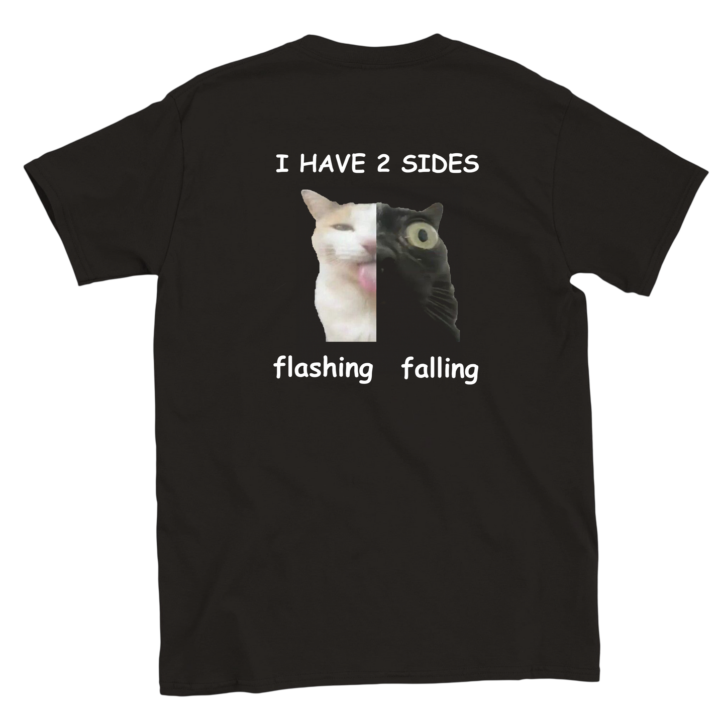 i have 2 sides T-shirt backside