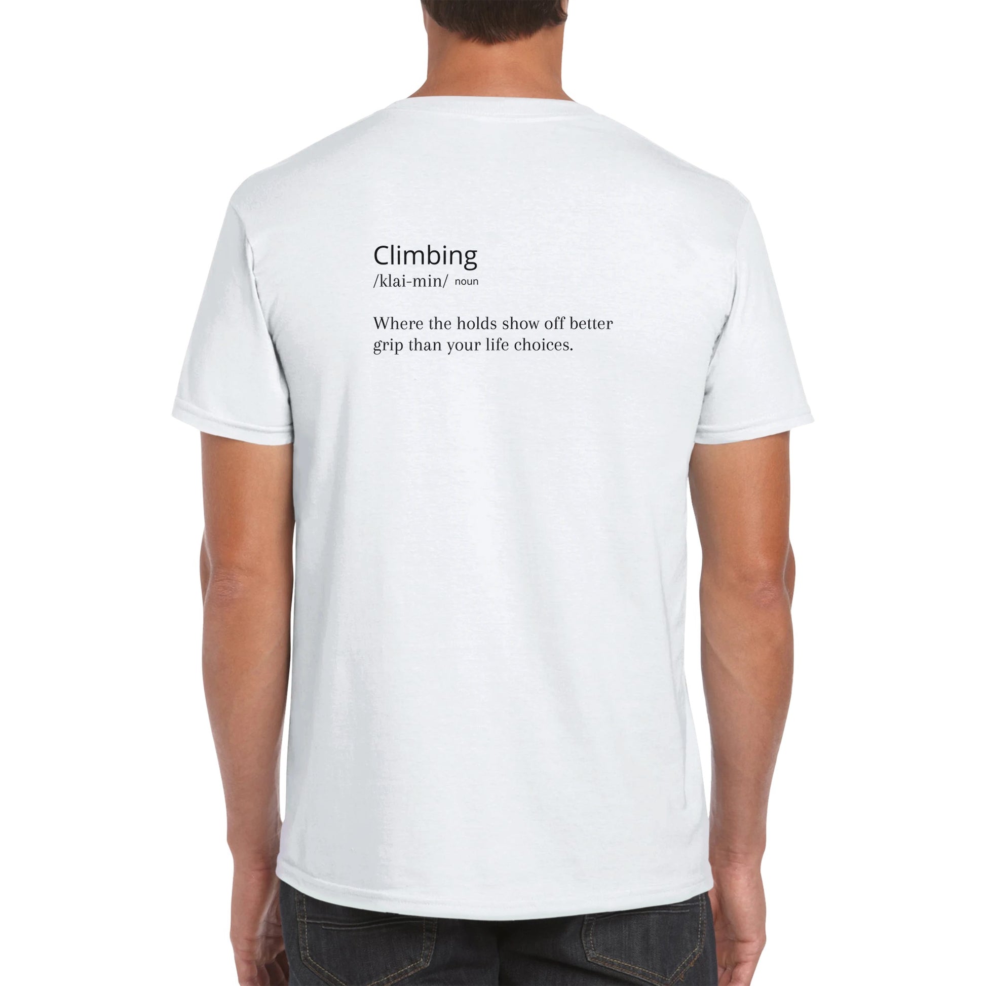 Funny climbing shirt – Climbing Definition T Shirt 1