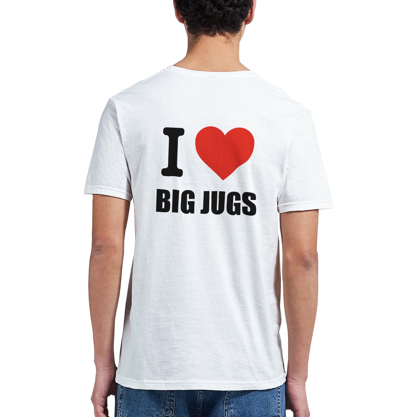 Funny climbing shirt – I Love Big Jugs T Shirt Backside