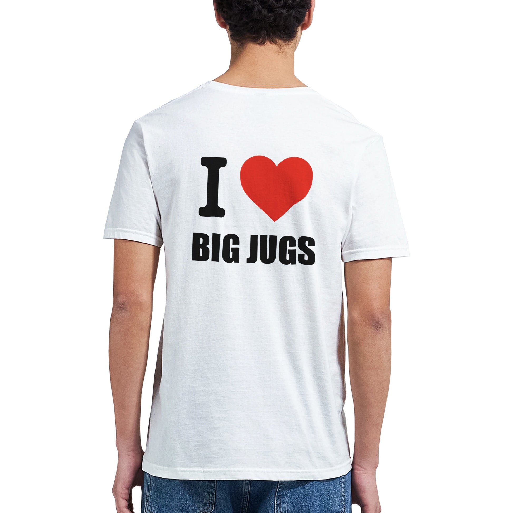Funny climbing shirt – I Love Big Jugs T Shirt Backside