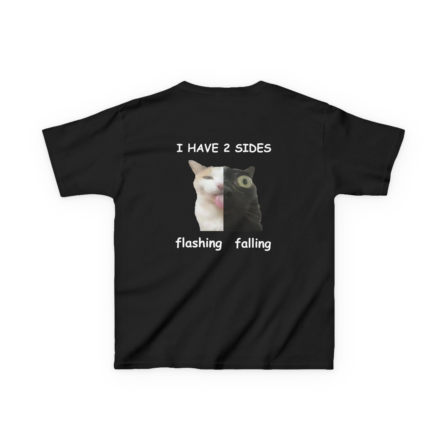 "I Have 2 Sides: Flashing / Falling" Baby Tee