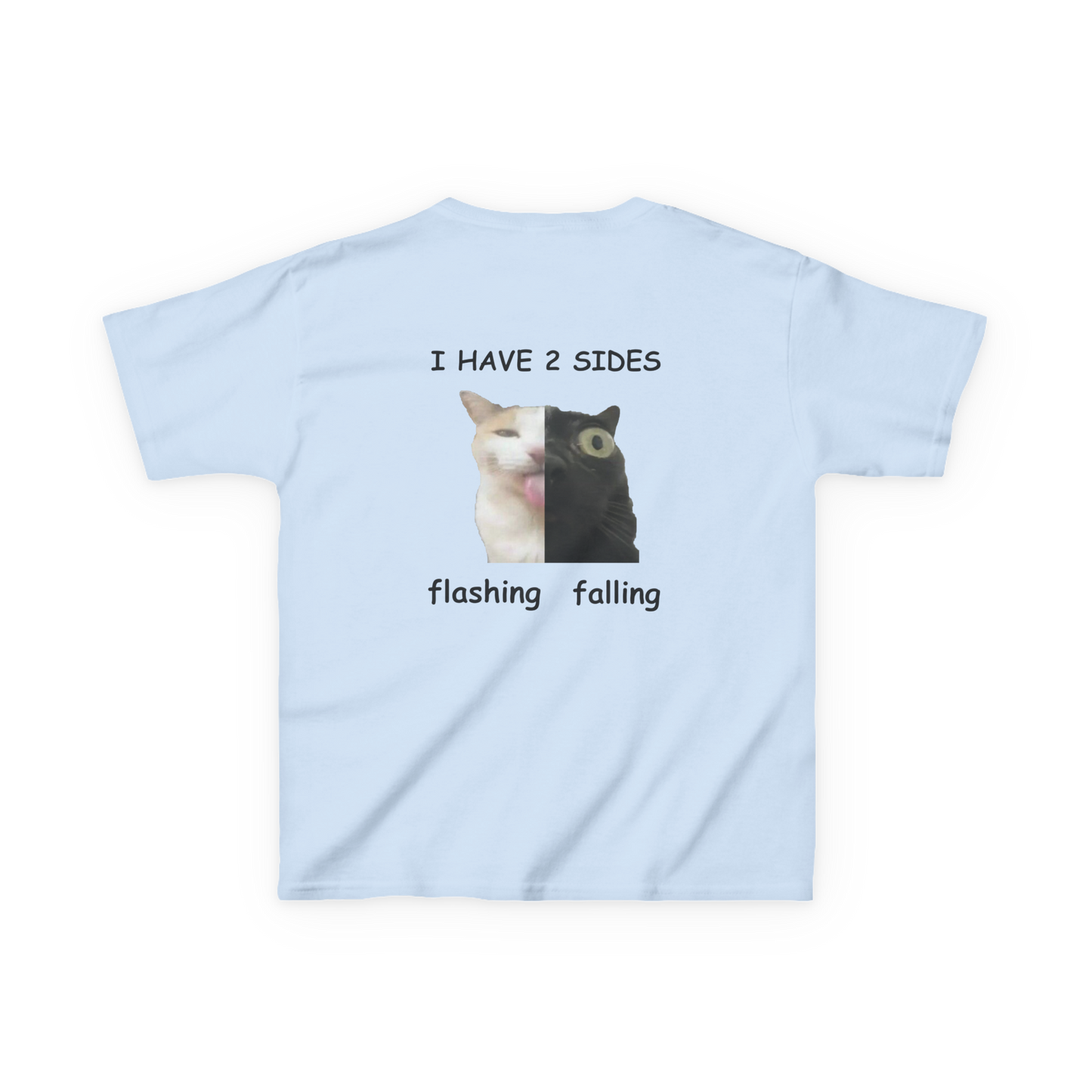 "I Have 2 Sides: Flashing / Falling" Baby Tee
