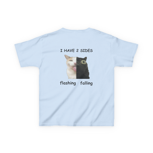 "I Have 2 Sides: Flashing / Falling" Baby Tee