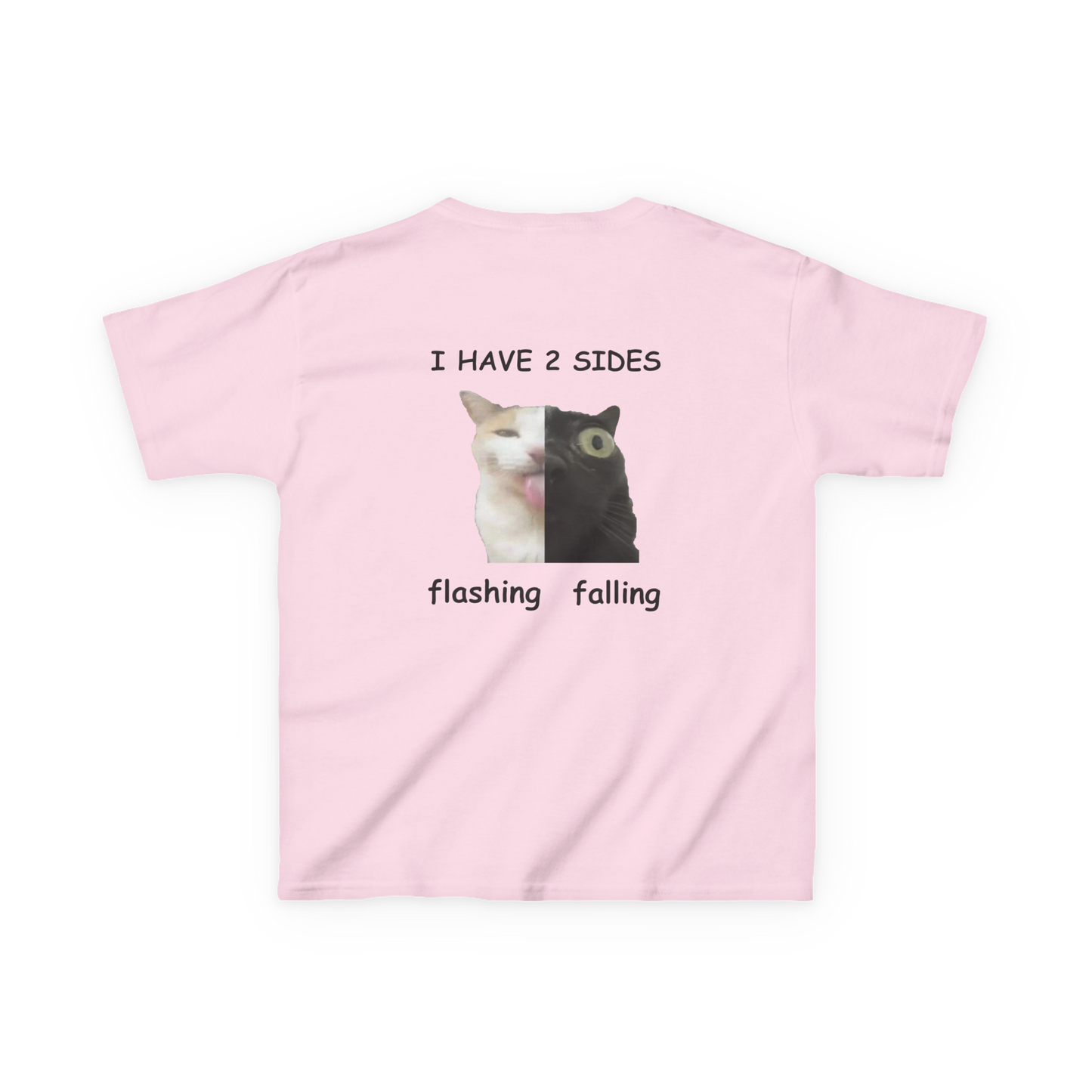 "I Have 2 Sides: Flashing / Falling" Baby Tee