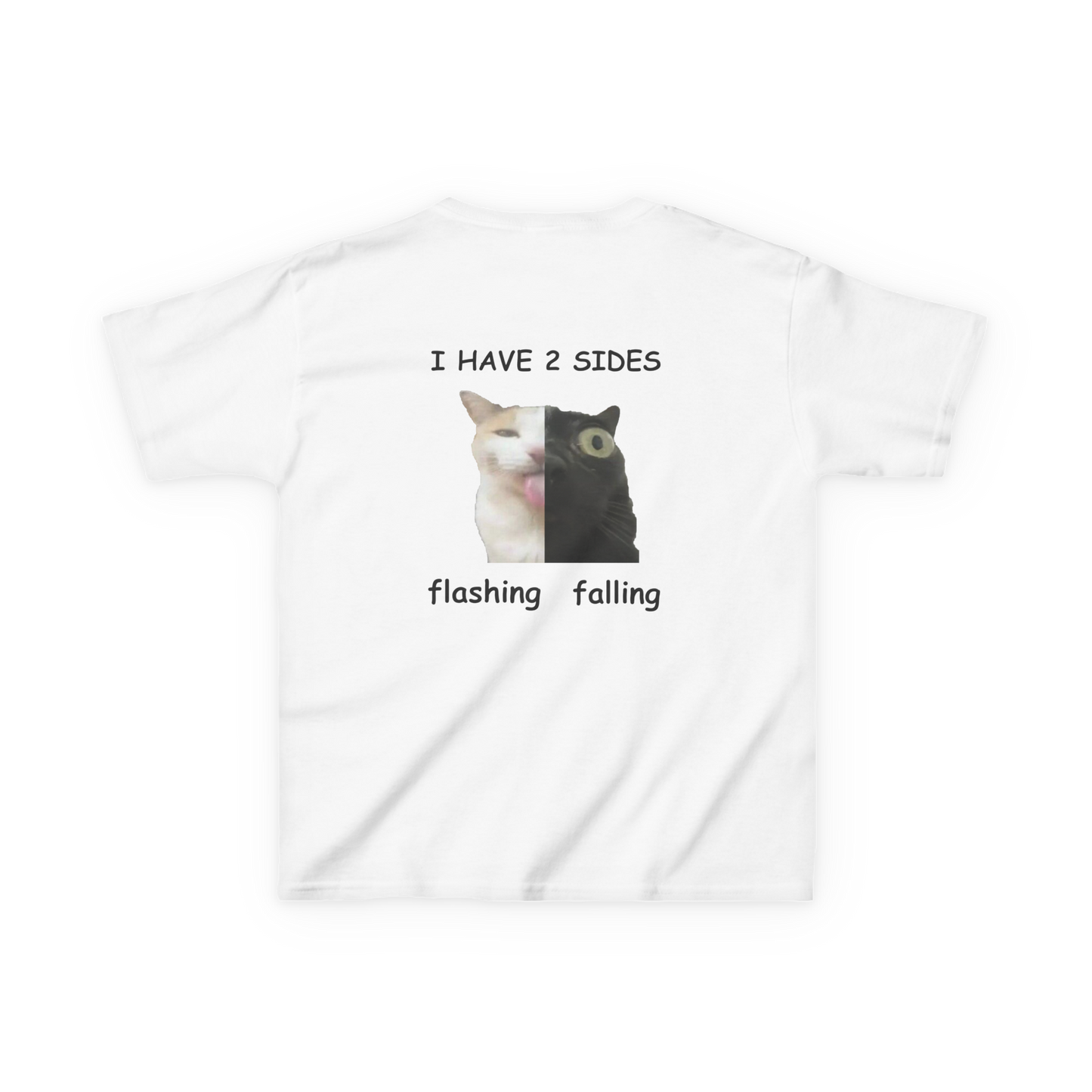 "I Have 2 Sides: Flashing / Falling" Baby Tee