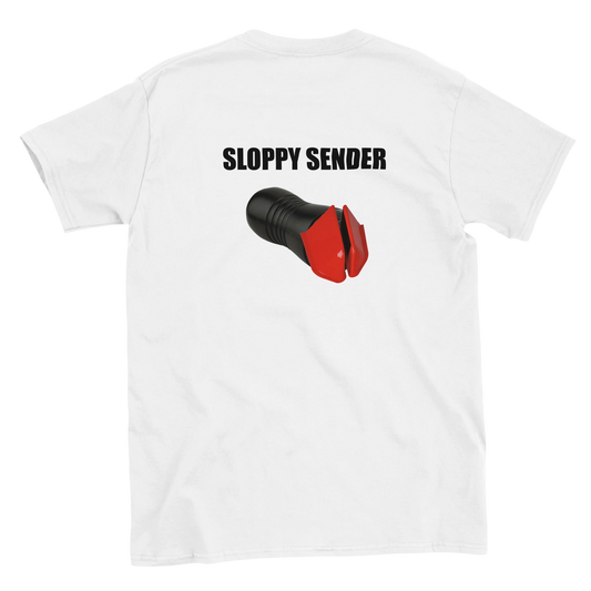 Funny climbing shirt – Sloppy Sender T Shirt Backside