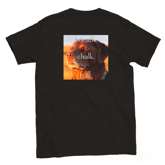 breath. chalk. fall. T-shirt