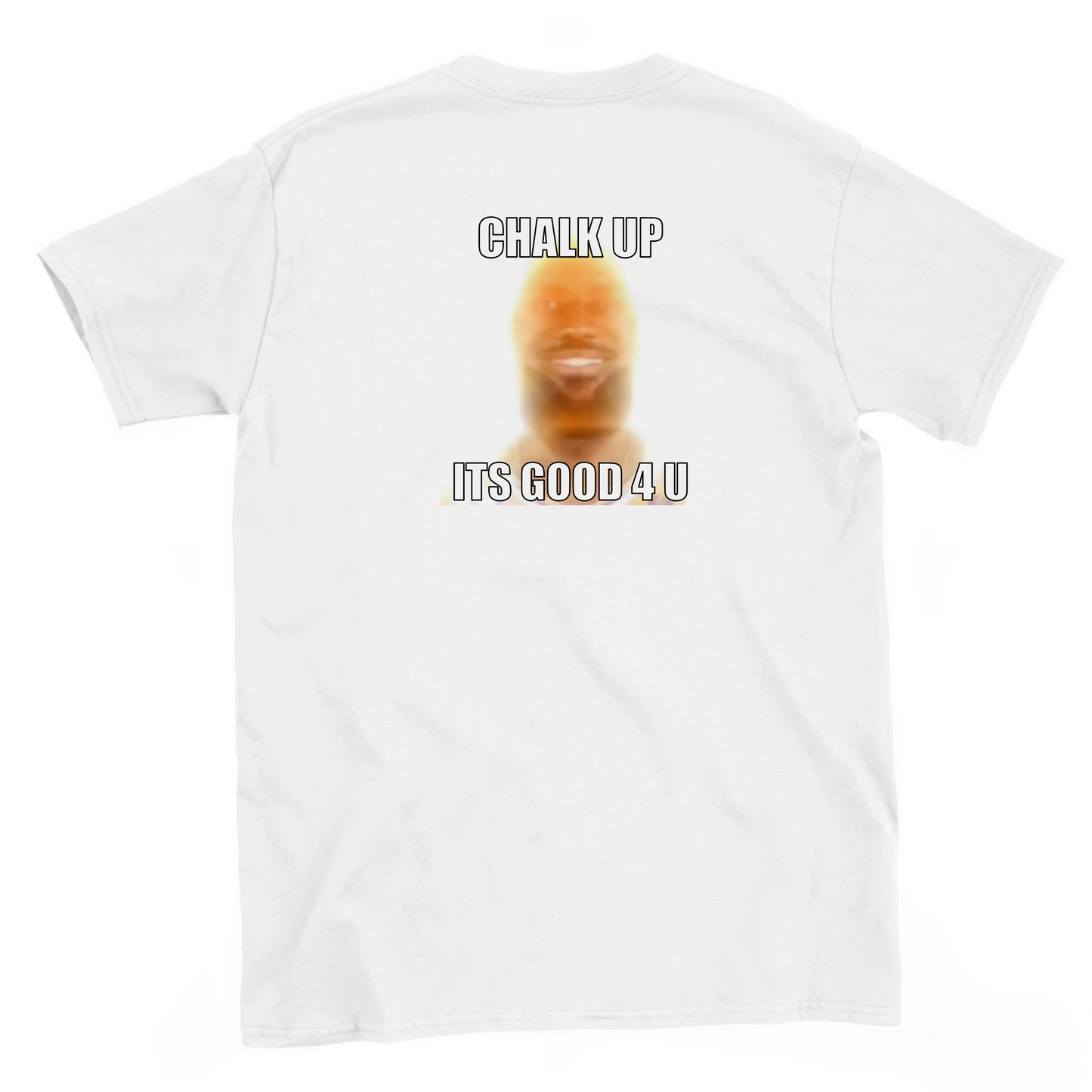 chalk up T-shirt backside