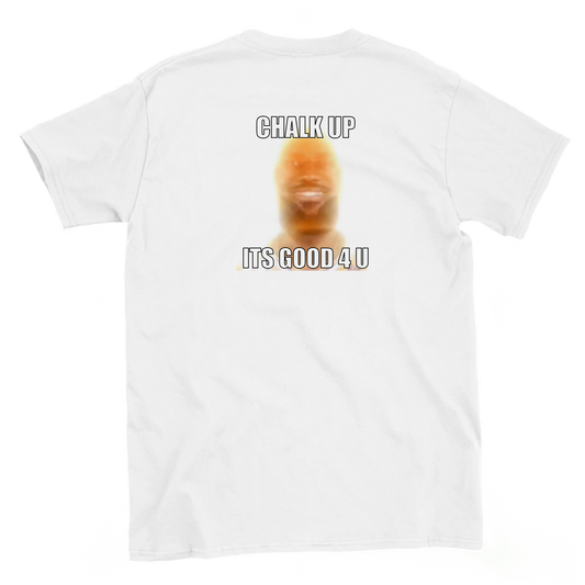 chalk up T-shirt backside