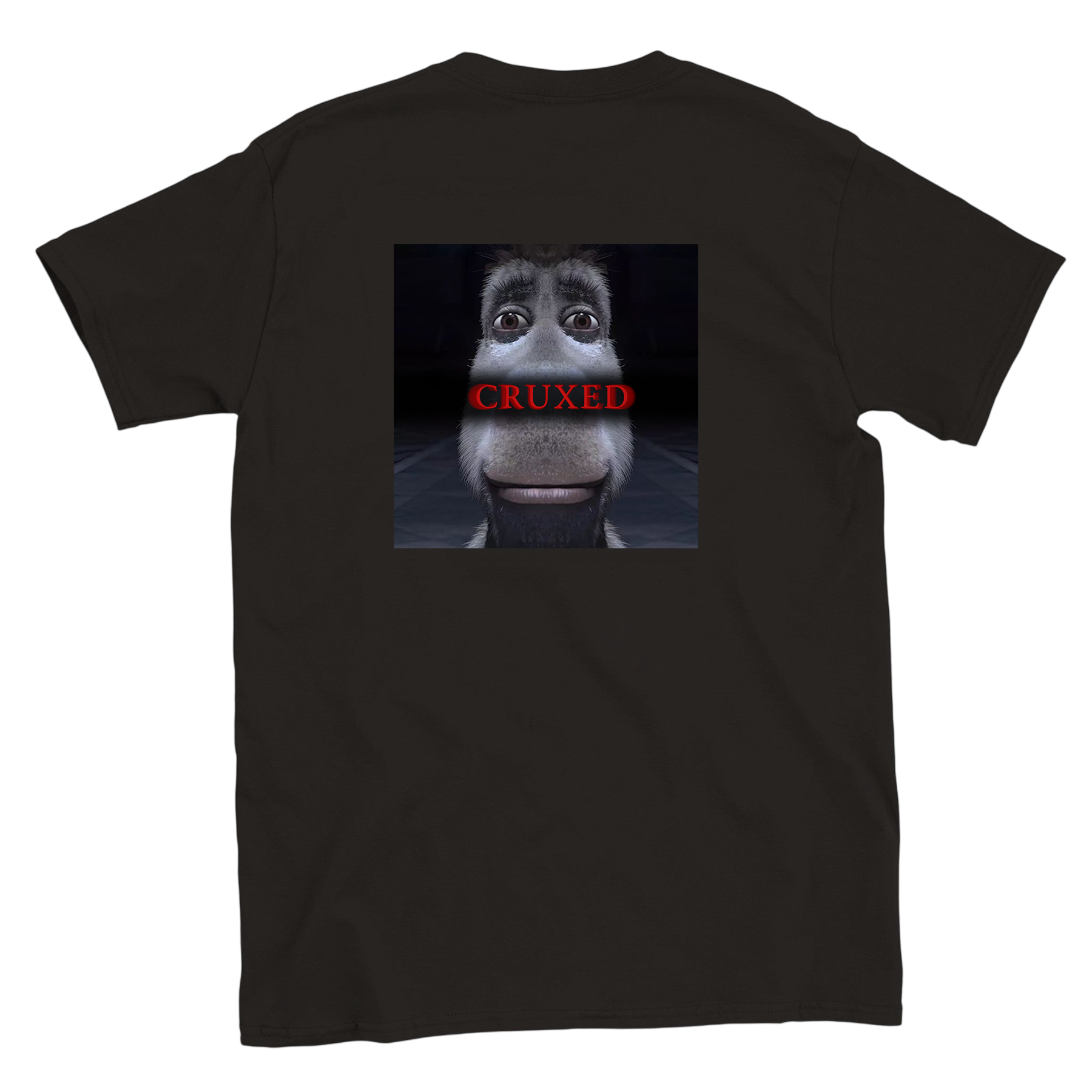 Funny climbing shirt – Cruxed T Shirt Backside