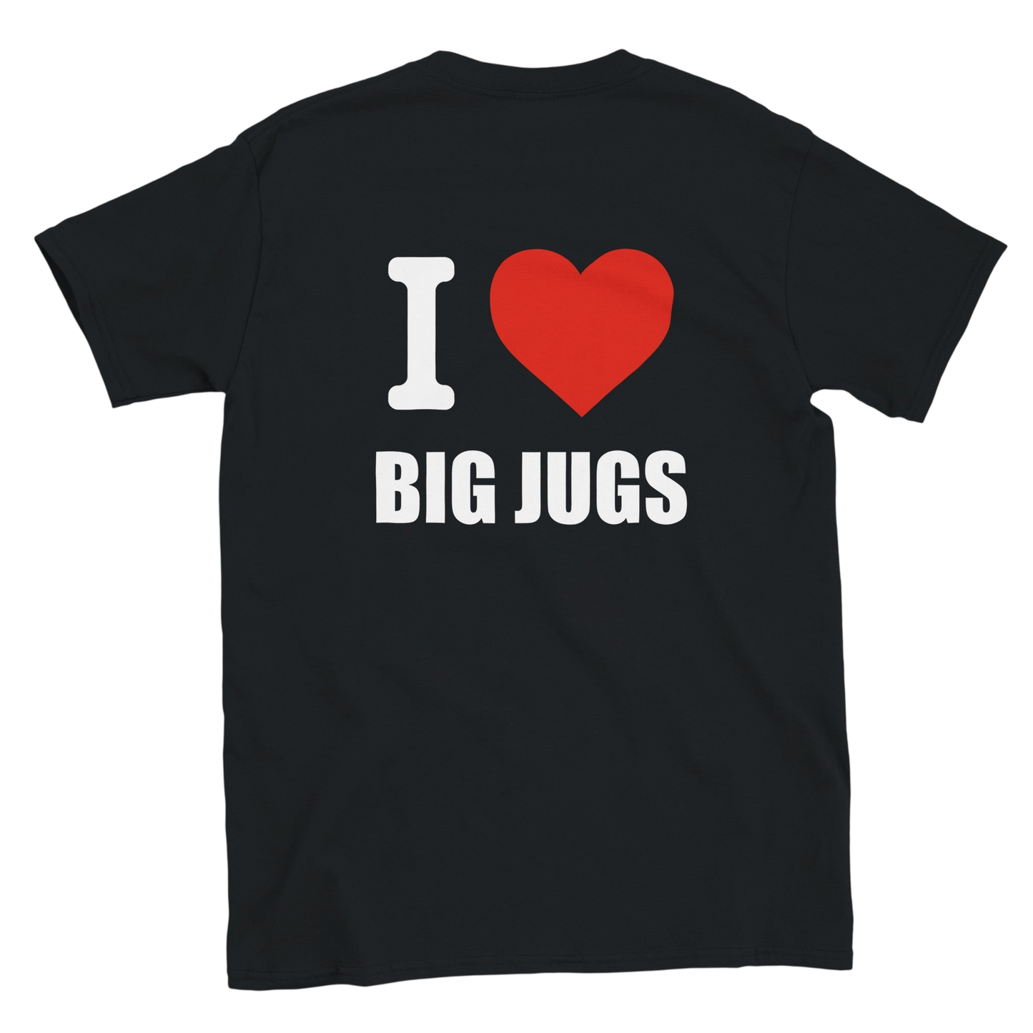 Funny climbing shirt – I Love Big Jugs T Shirt Backside