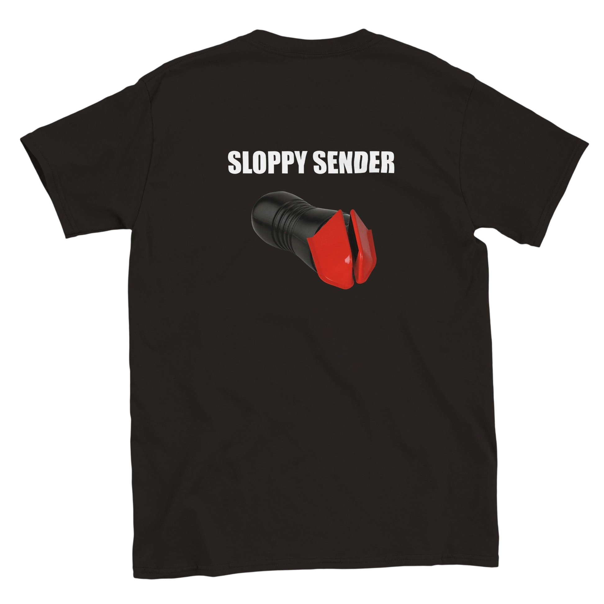 Funny climbing shirt – Sloppy Sender T Shirt Backside