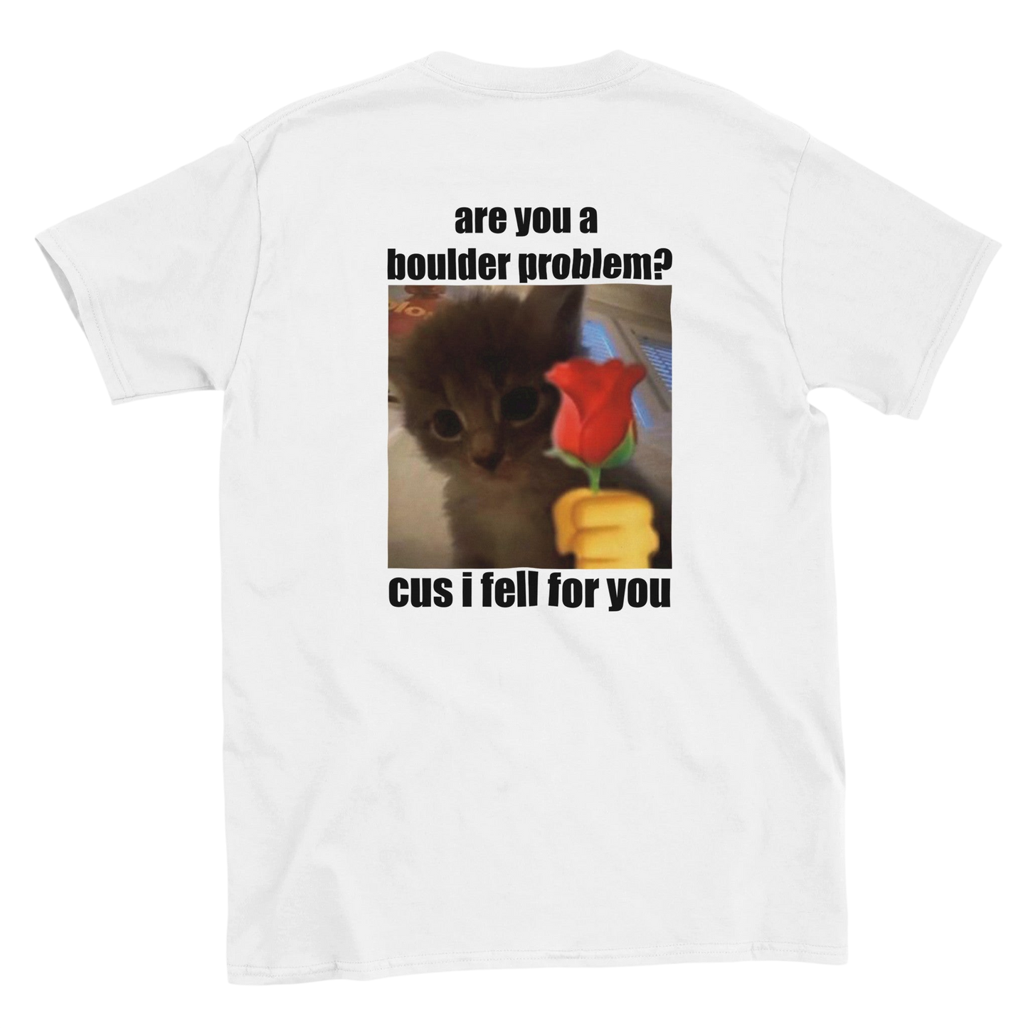 Funny climbing shirt – Kopie Van Kitten Climber For Her T Shirt Backside