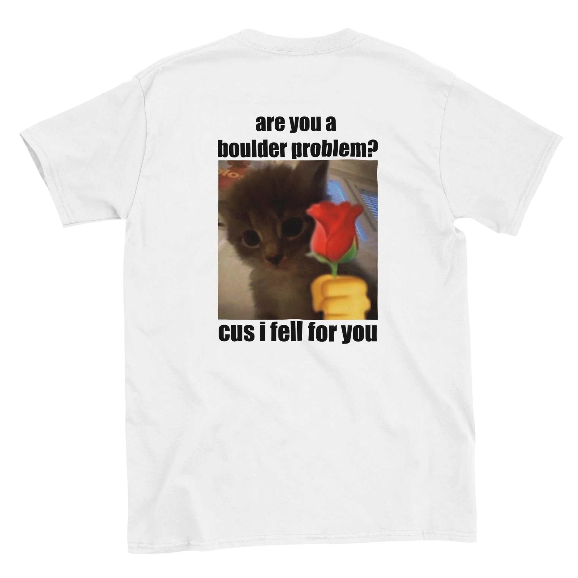Funny climbing shirt – Kopie Van Kitten Climber For Her T Shirt Backside