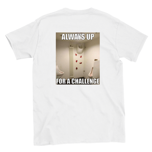 Funny climbing shirt – Climbers Urinal T Shirt Backside