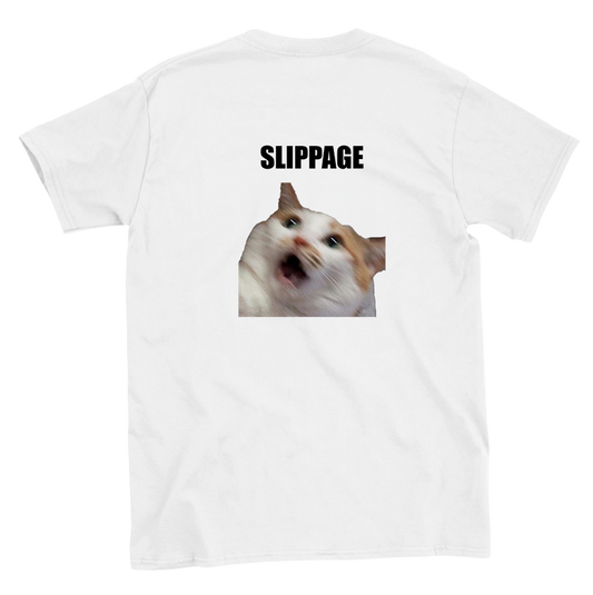 Funny climbing shirt – Slippage Cat T Shirt Backside